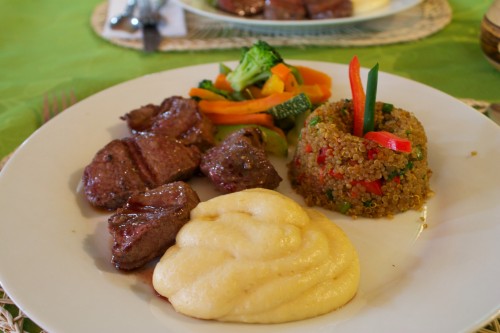 Grilled Alpaca, Ollantaytambo, Peru